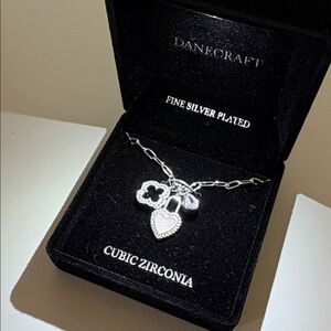 Dancraft Fine Silver Plated Necklace New in box